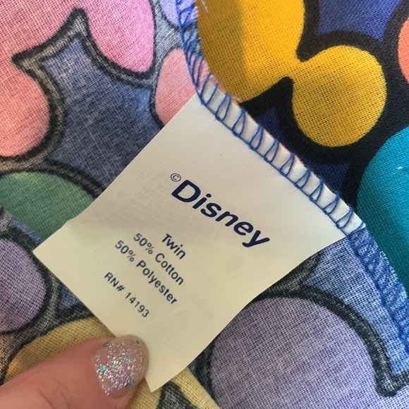 Vintage Twin Bedskirt Mickey Mouse The Walt Disney Company NEW - Picture 10 of 10